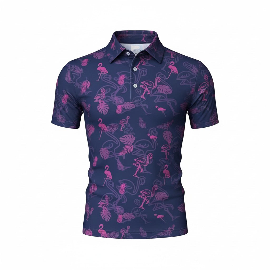 Flamingo Fairways Mens Polo